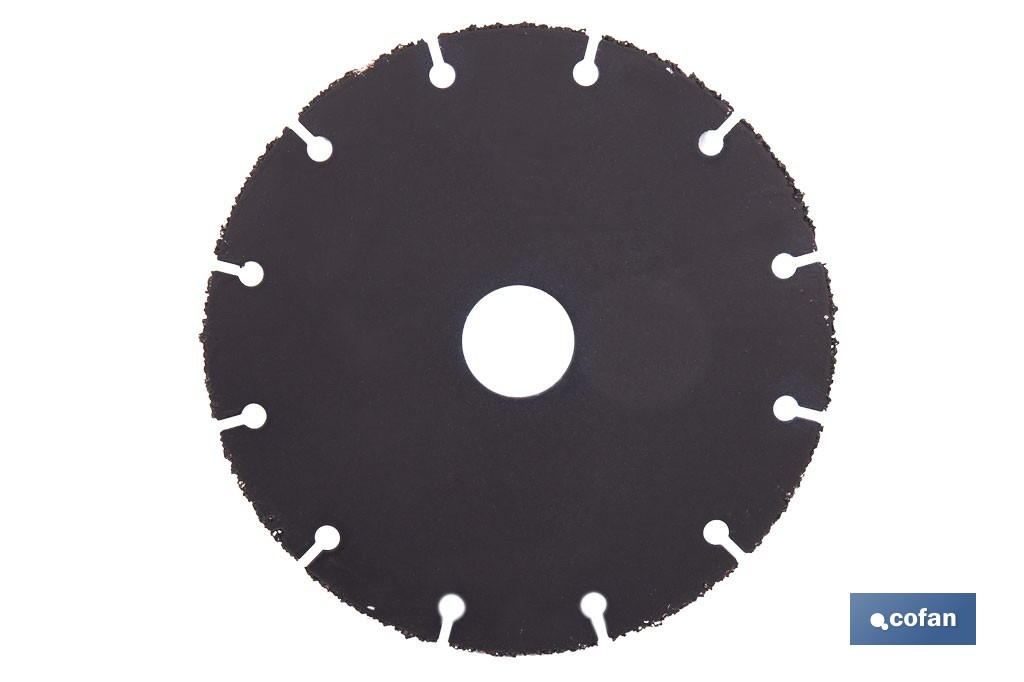 Disco especial carburo materiales blandos - Cofan