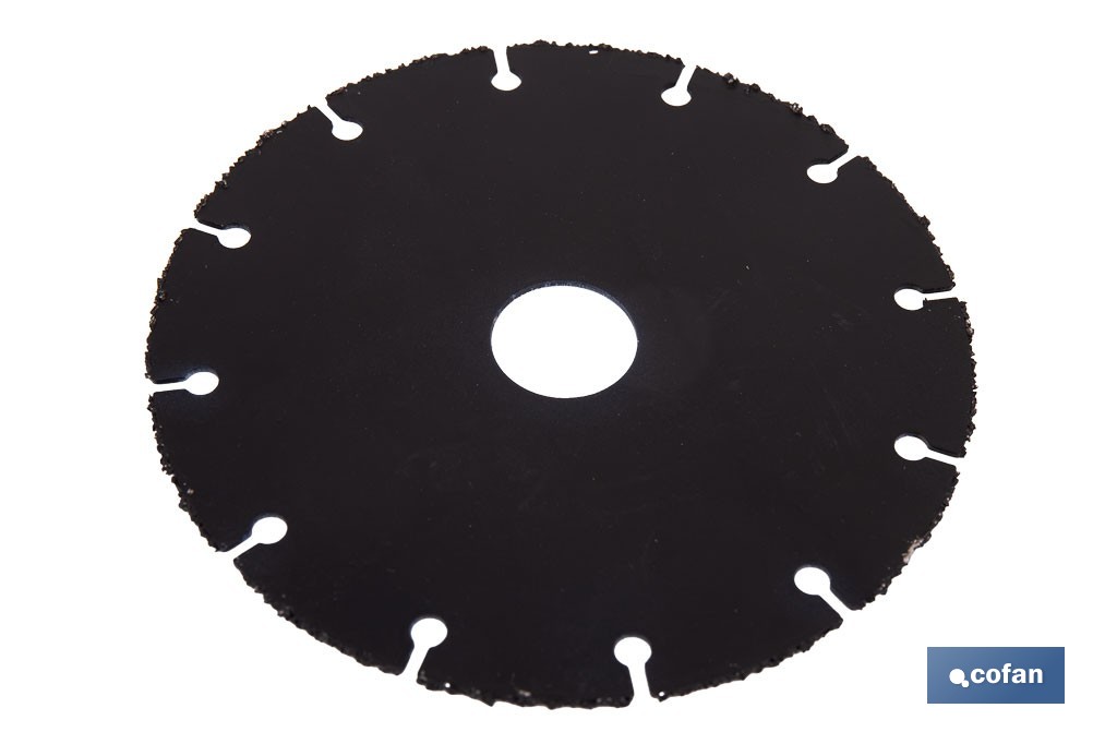 Disco especial carburo materiales blandos - Cofan