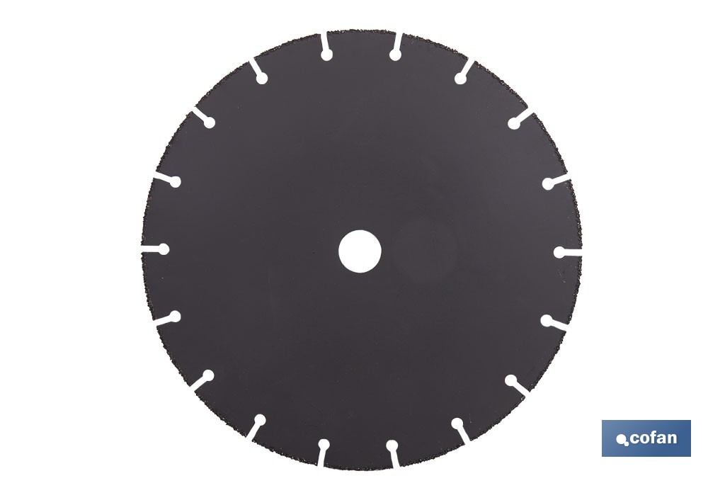 Disco especial carburo materiales blandos - Cofan
