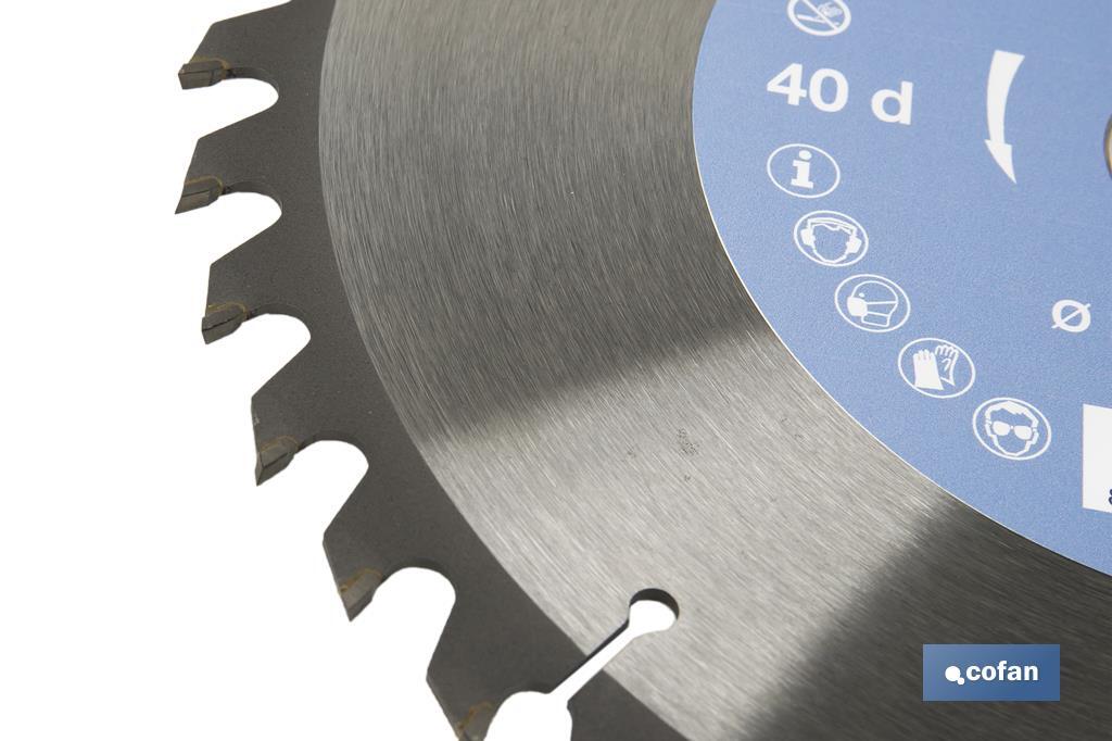 Mitre saw blade | Suitable for cutting wood | Available in different teeth | Available in different sizes - Cofan