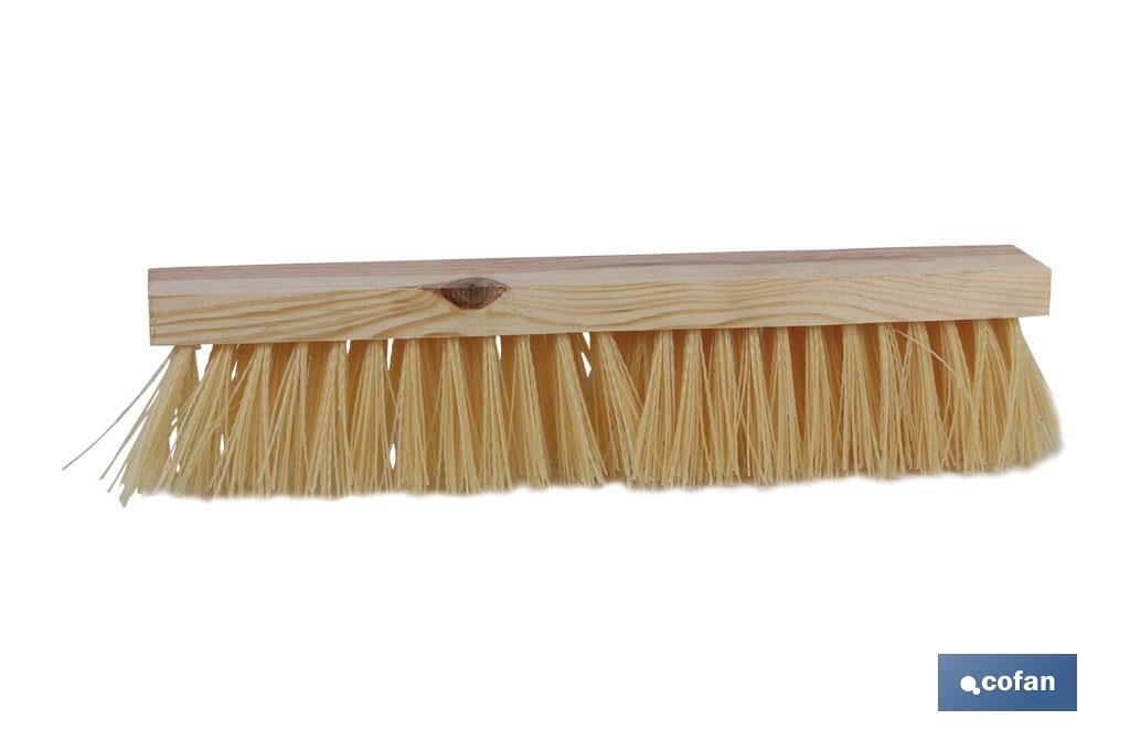 Sweeping brush with imitation millet | Width: 50cm | Polypropylene bristles - Cofan