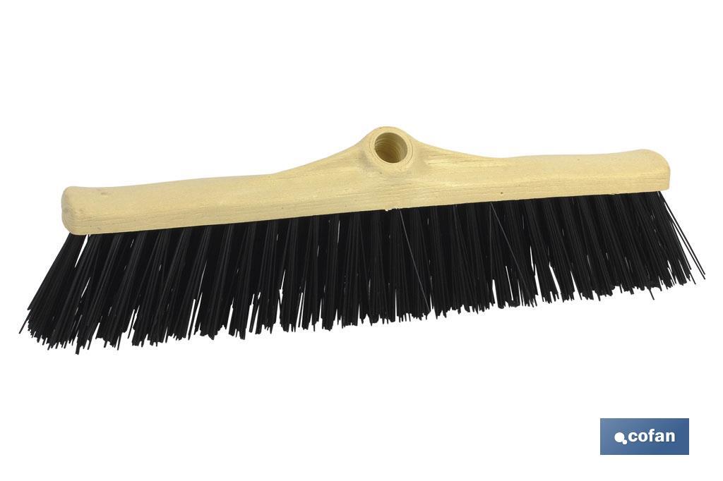 Brosse industrielle pour balayeur | Fibres en plastique effilées | Largeur de 50 cm - Cofan