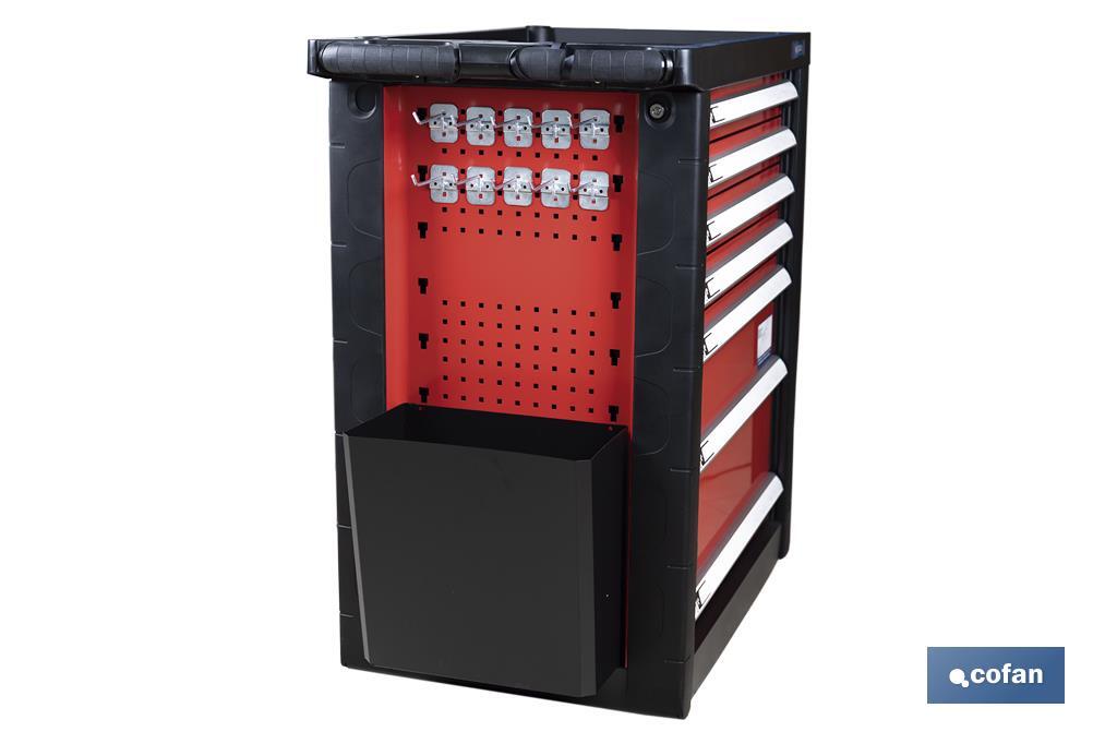 Waste storage bin for Security Model tool trolley - Cofan