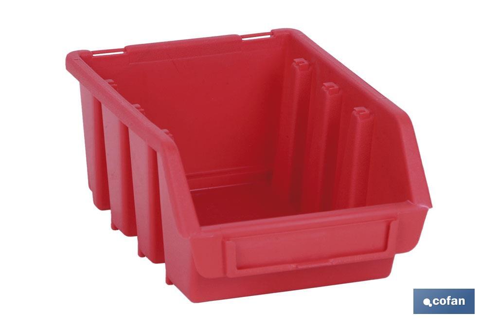 Caixa de armazenamento "Super" Vermelho - Cofan