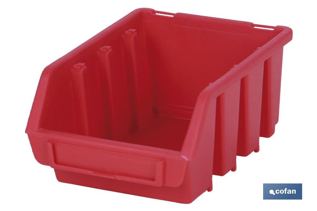 Caixa de armazenamento "Super" Vermelho - Cofan