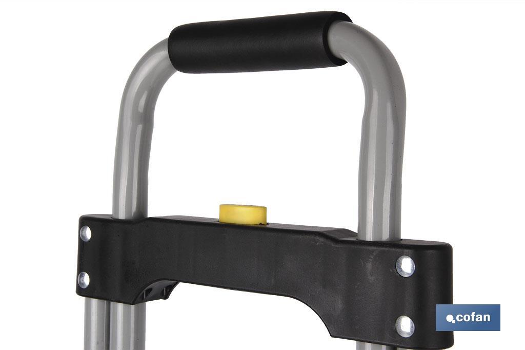 Folding steel hand truck | Non-slip bottom plate | Size: 365 x 380 x 960mm
 - Cofan