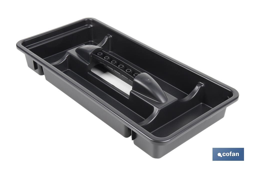 Caixa de ferramentas semi-profissional com fechos ABS | Disponível em vários tamanhos - Cofan