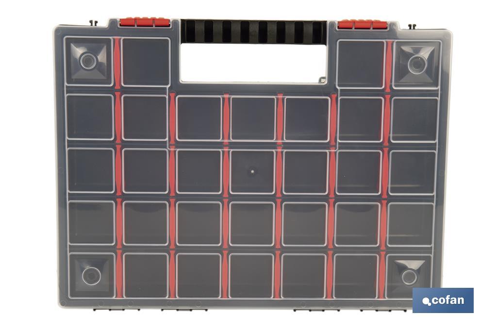 Organiser case with compartments for small parts | Available in three different sizes - Cofan
