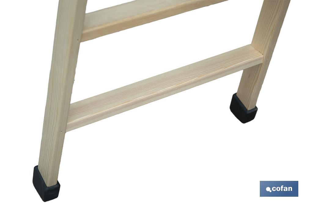 Escaleras de Madera Dobles de Alta Resistencia | Diferentes tamaños y alturas | Seguridad garantizada - Cofan