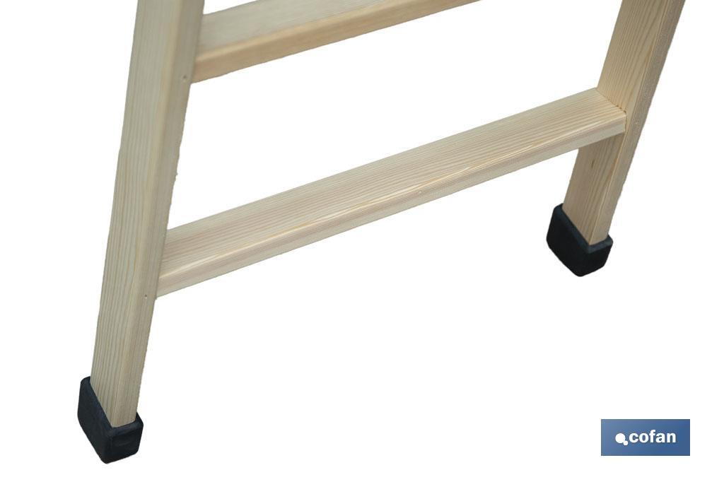 Escaleras de Madera Dobles de Alta Resistencia | Diferentes tamaños y alturas | Seguridad garantizada - Cofan