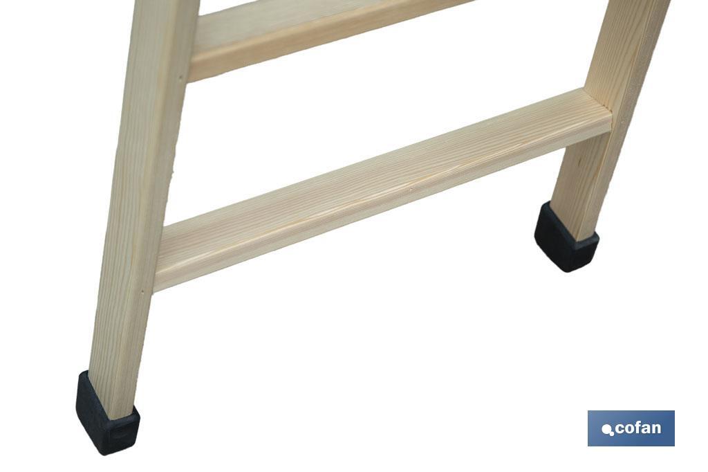 Escaleras de Madera Dobles de Alta Resistencia | Diferentes tamaños y alturas | Seguridad garantizada - Cofan