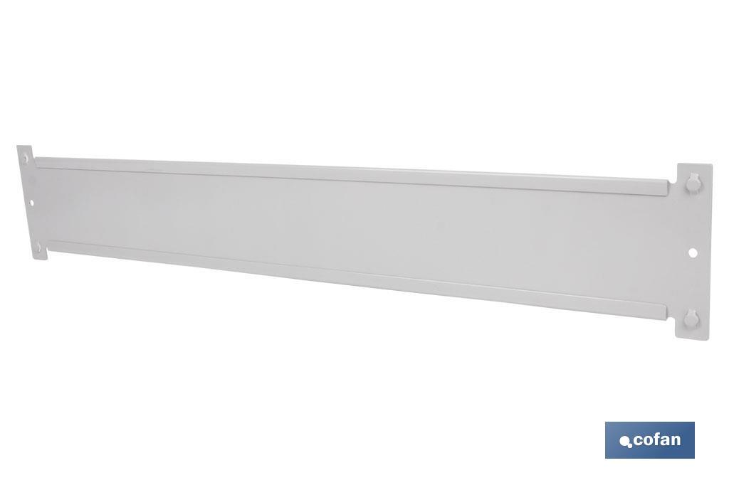 Travesaño para estanterías sin tornillos | En medidas de 103 x 690 y 930 mm - Cofan