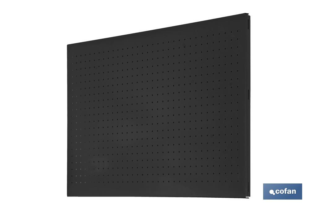 Cofan Perforated tool panel | Steel wall panel | 8 hooks and fixing material included | Available in different sizes - Cofan