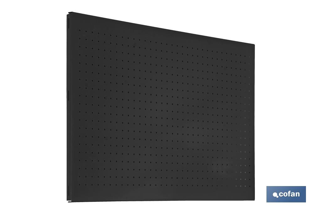 Cofan Perforated tool panel | Steel wall panel | 8 hooks and fixing material included | Available in different sizes - Cofan