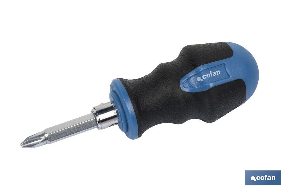 thumbnail interactive-video image 1 of Gato Tools Magnetic Short Stubby Screwdriver – Double-Ended Phillips & Slotted Flat (3-inch) 1 of 5