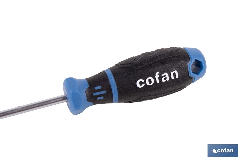 Destornillador Torx inviolable modelo Gripforce | Punta magnética y mango antideslizante | Disponible en diferentes tamaños - Cofan