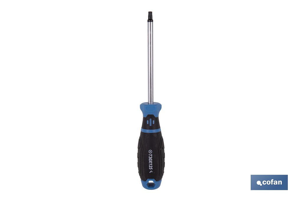 Destornillador Torx inviolable modelo Gripforce | Punta magnética y mango antideslizante | Disponible en diferentes tamaños - Cofan