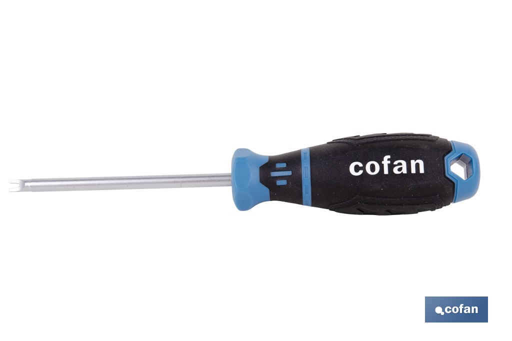 Destornillador Spanner doble punta modelo Gripforce | Punta magnética y mango antideslizante | Disponible en diferentes tamaños - Cofan