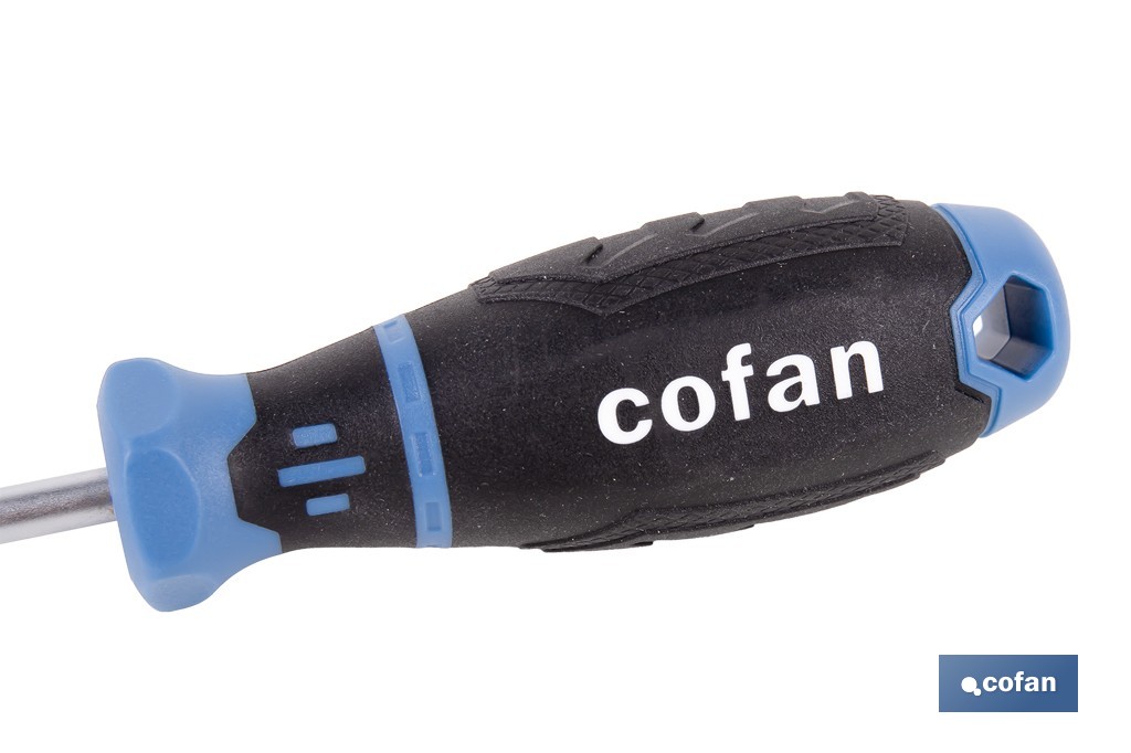 Destornillador Spanner doble punta modelo Gripforce | Punta magnética y mango antideslizante | Disponible en diferentes tamaños - Cofan