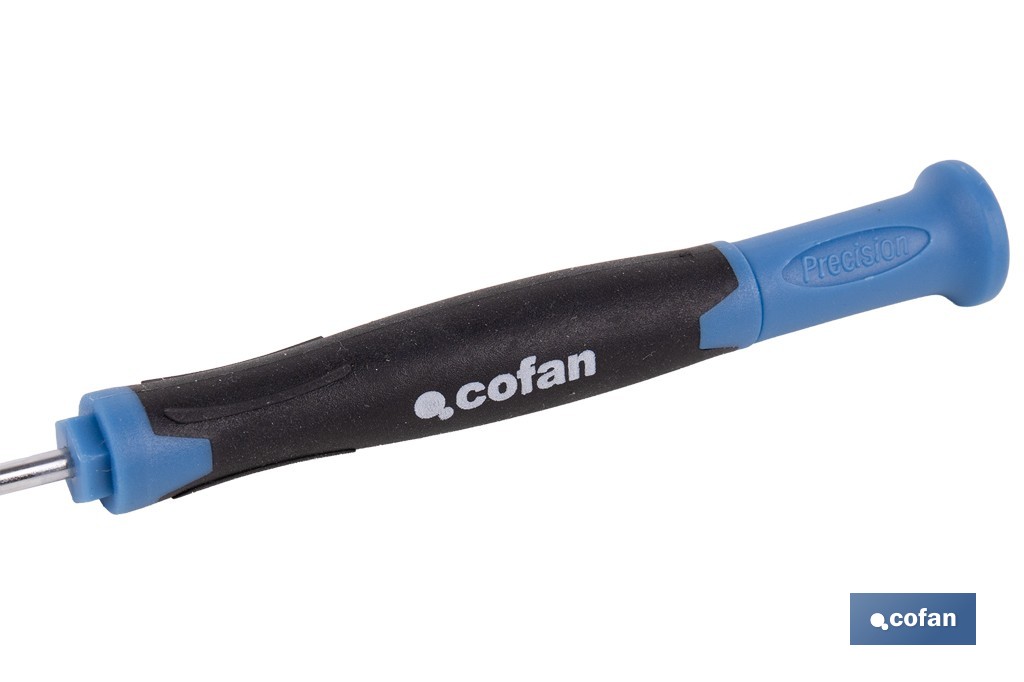Destornillador Pozidriv de alta precisión modelo Gripforce | Punta magnética y mango antideslizante | Disponible en diferentes longitudes de varilla - Cofan