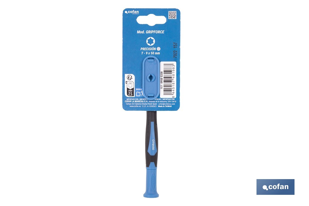 Destornillador de alta precisión Torx modelo Gripforce - Cofan