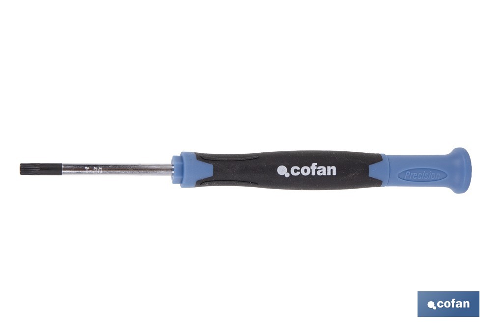 Destornillador Torx de alta precisión modelo Gripforce | Punta magnética y mango antideslizante | Disponible en diferentes tamaños - Cofan