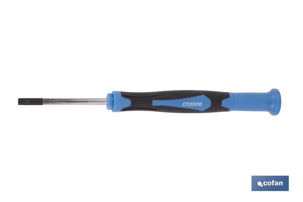 Destornillador Torx de alta precisión modelo Gripforce | Punta magnética y mango antideslizante | Disponible en diferentes tamaños - Cofan