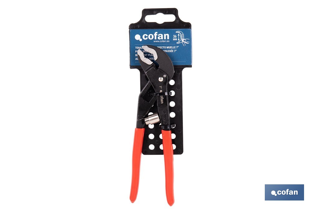 Pinza a pappagallo | Effetto molla 7" - 10" | Lunghezza: 170 - 250 mm - Cofan