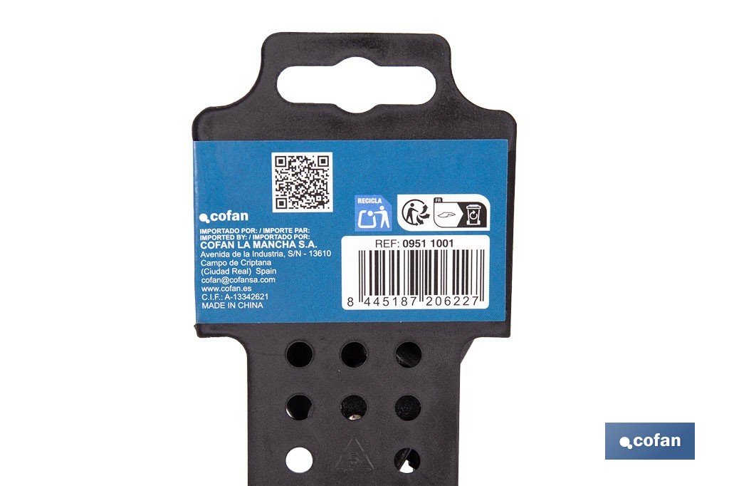 Pinza a pappagallo | Effetto molla 7" - 10" | Lunghezza: 170 - 250 mm - Cofan