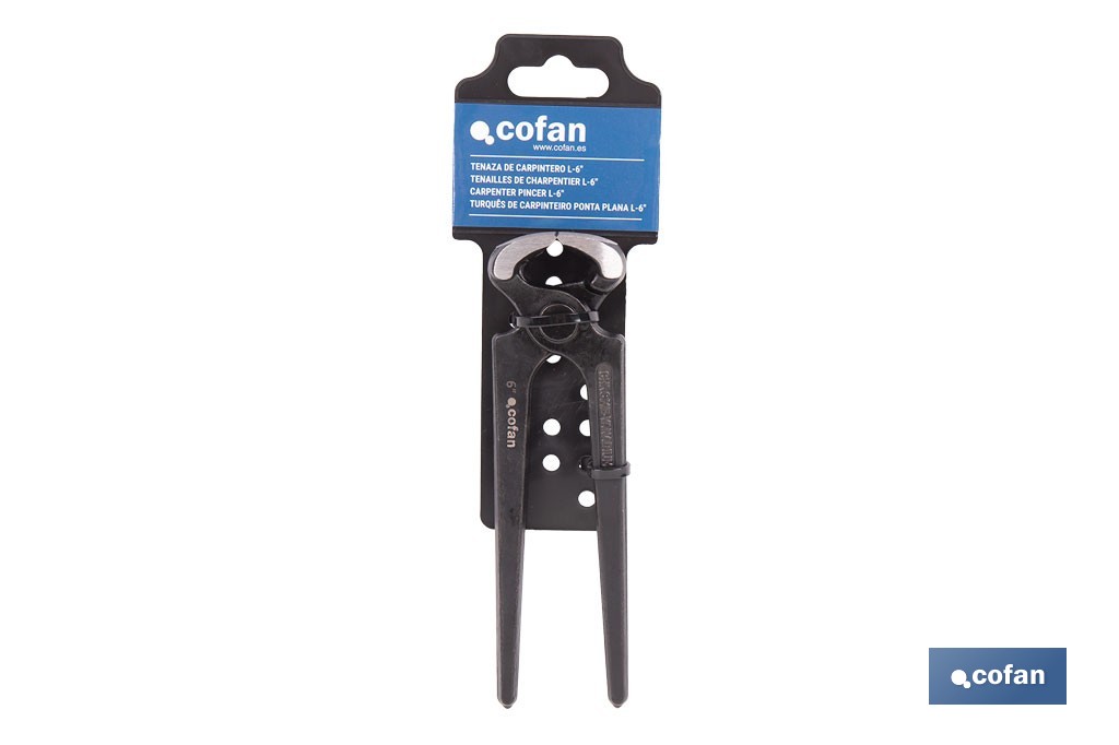 Tenaglia per carpentiere | Lunghezza: 6" - 7" - 8" - 9" | Acciaio forgiato - Cofan