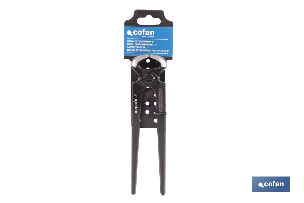 Tenaglia per carpentiere | Lunghezza: 6" - 7" - 8" - 9" | Acciaio forgiato - Cofan