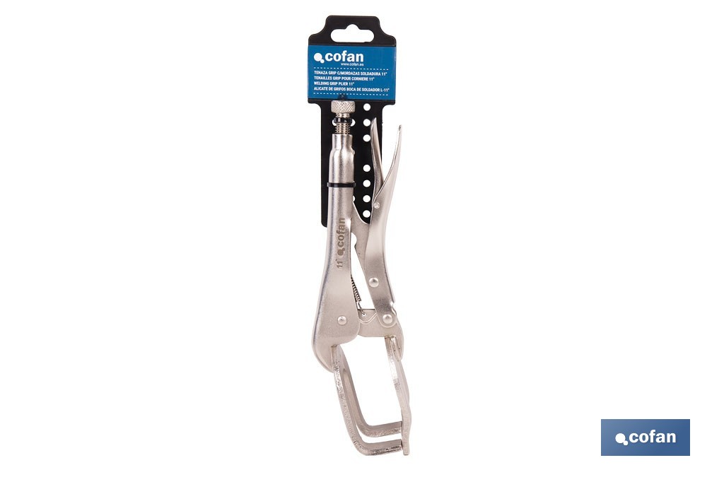 Pinze con ganasce | Ideali per lamiera | Lunghezza: da 8" a 11" - Cofan