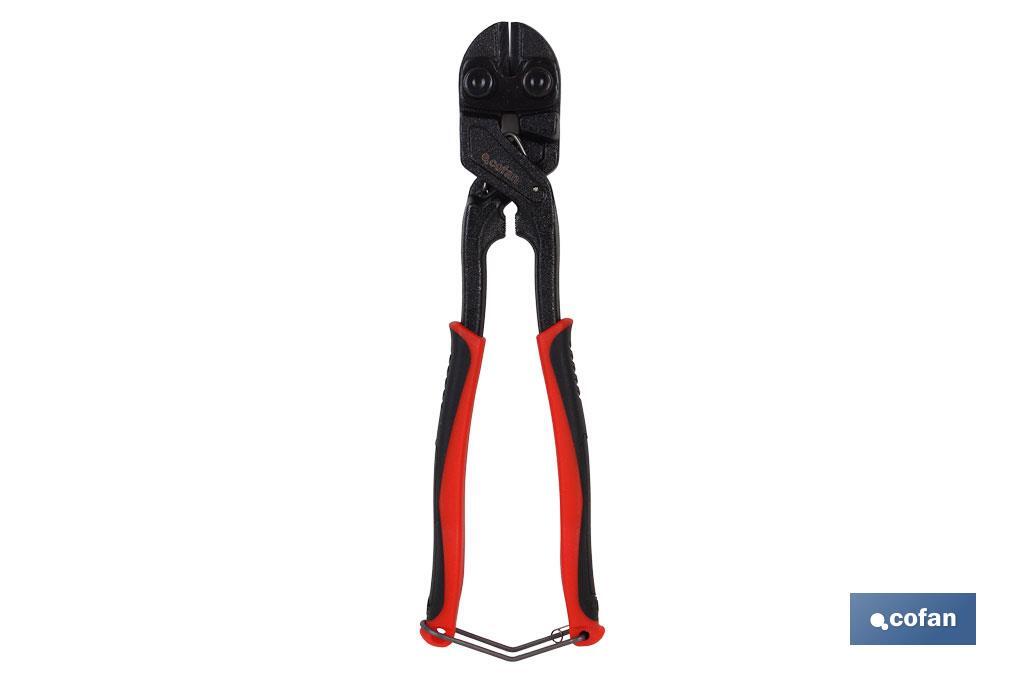 Mini bolt cutter with central blade adjustment | Mini bolt cutter | Length: 205mm - Cofan