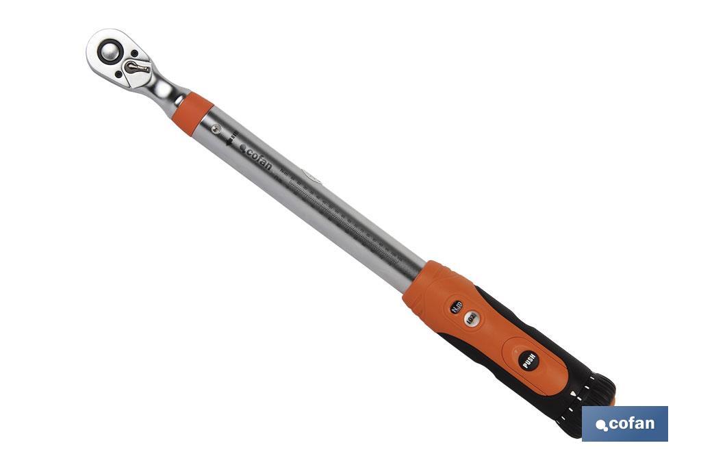 Professional torque wrench | 1/2" ratchet | 20 - 100, 40 - 200 y 60 - 340Nm - Cofan