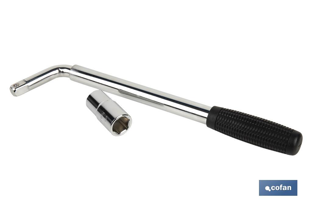 Llaves extensibles para ruedas | SW: 17 - 19 mm | Longitud: 550 mm - Cofan