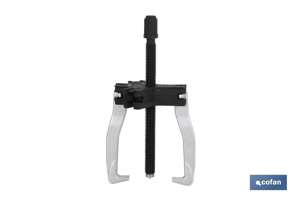 Ratchet gear puller with 2 and 3 articulated jaws | 2 adjustment positions | 2-5-7 tonnes - Cofan