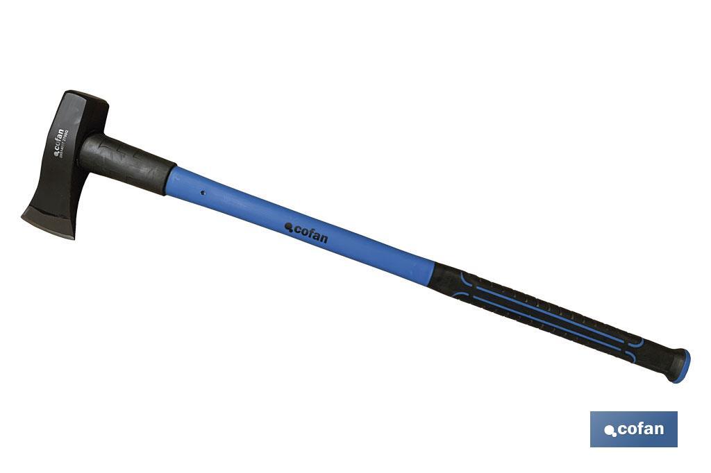 Splitting maul with glass fibre handle | Weight: 2,700 grams | Length: 900mm - Cofan