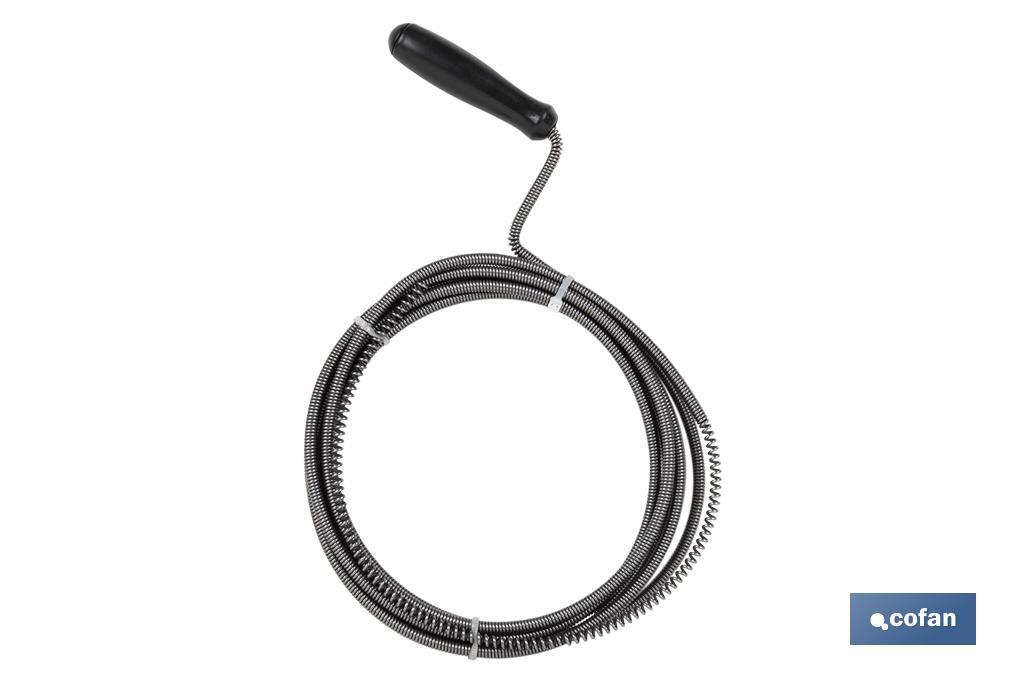 Spiral pipe cleaner | Available lengths in 3, 5 and 10m | Suitable for professional use - Cofan