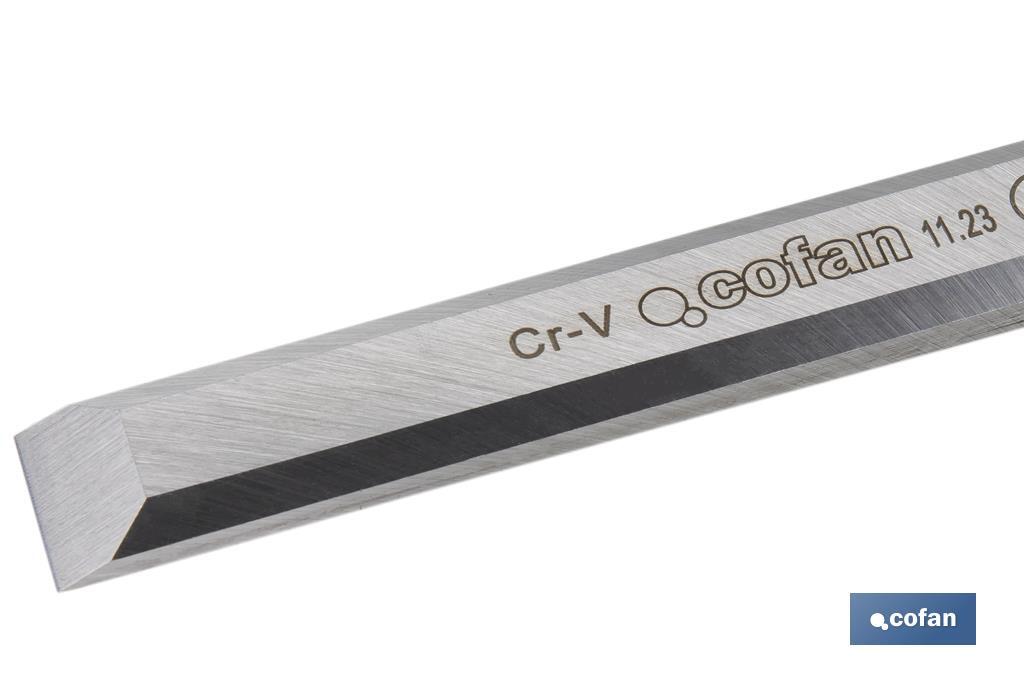 Gouge avec manche bi-matière pour usage professionnel | Différentes mesures - Cofan