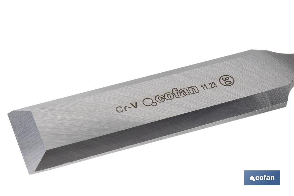 Gouge avec manche bi-matière pour usage professionnel | Différentes mesures - Cofan