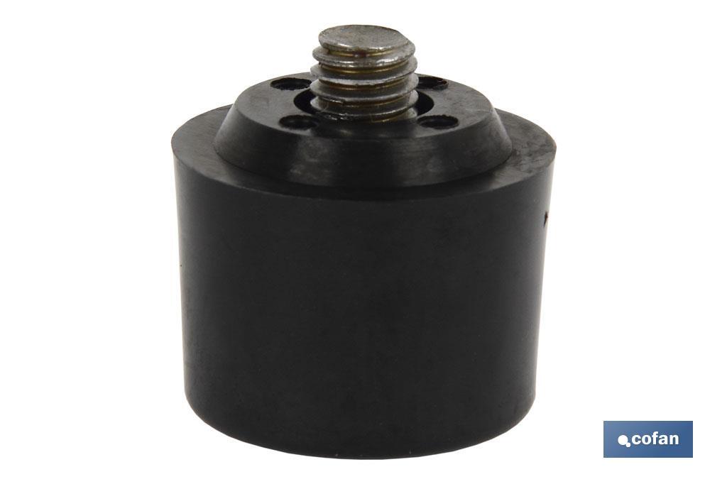 Recambio Martillo Nylon/Poliuretano |Color Blanco o Negro | Medidas Ø 28, 35, 45 mm - Cofan