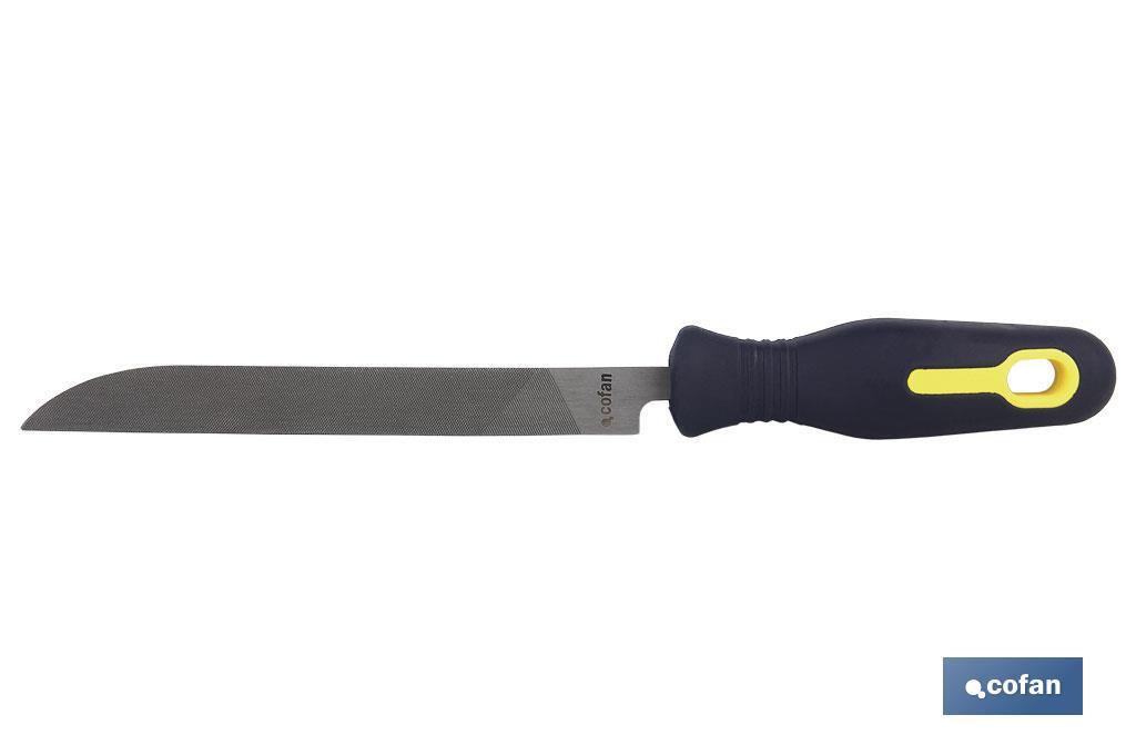 Lima de Cuchillo entrefina |  Doble picado | Longitud 150 y 200 mm - Cofan