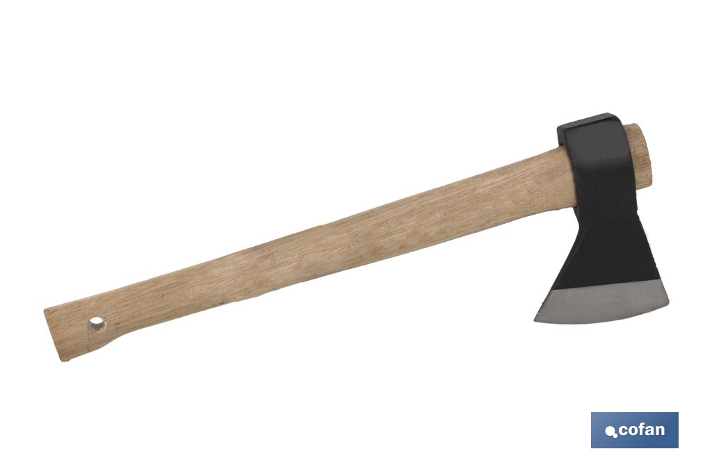 Hudson Bay axe with wooden handle | Versatile tool for different works | Total weight: 4,000g - Cofan