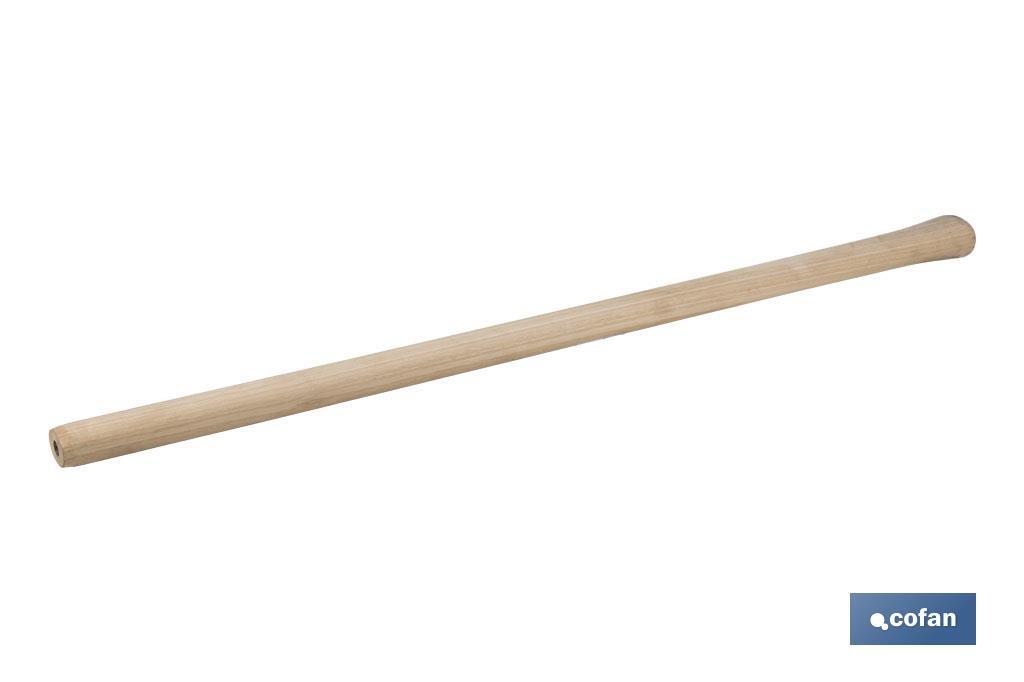 Mango de repuesto para maza cuña | Material: madera | Ideal para cortar madera dura | Medidas: 90 cm - Cofan