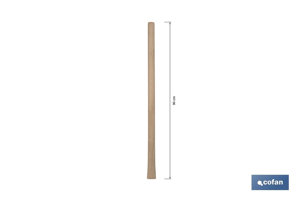 Mango de repuesto para maza cuña | Material: madera | Ideal para cortar madera dura | Medidas: 90 cm - Cofan