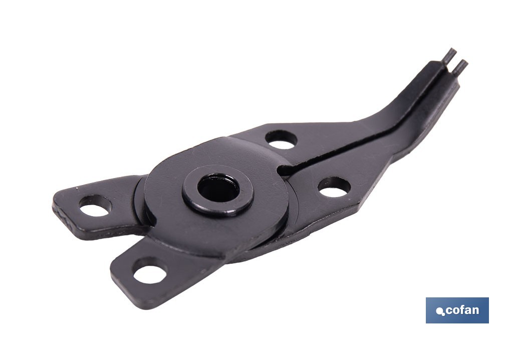 Pinze circolari intercambiabili | Sono incluse 4 punte multifunzione | Lunghezza: 256 mm - Cofan