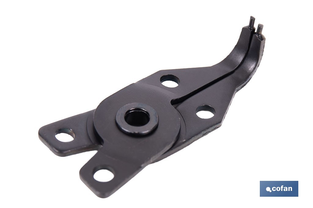 Pinze circolari intercambiabili | Sono incluse 4 punte multifunzione | Lunghezza: 256 mm - Cofan