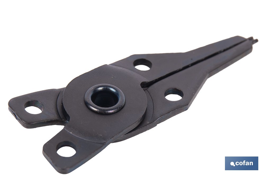 Pinze circolari intercambiabili | Sono incluse 4 punte multifunzione | Lunghezza: 256 mm - Cofan