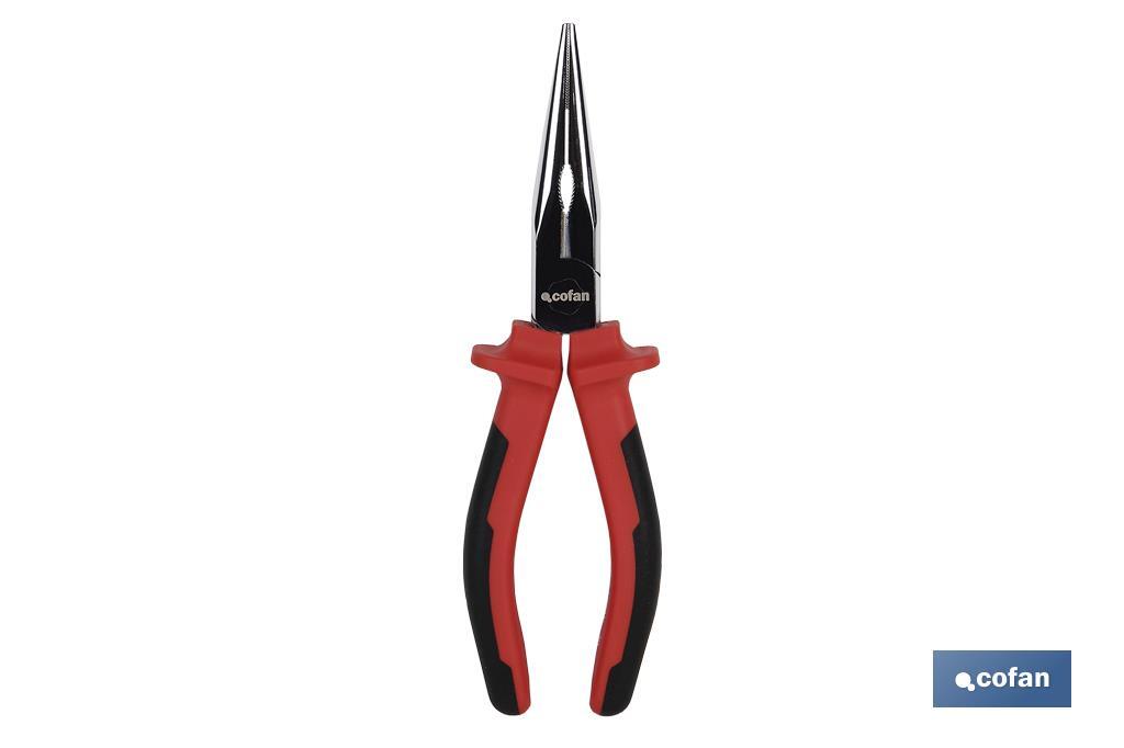 Needle nose pliers | Chrome-vanadium steel | Size: 200mm - Cofan