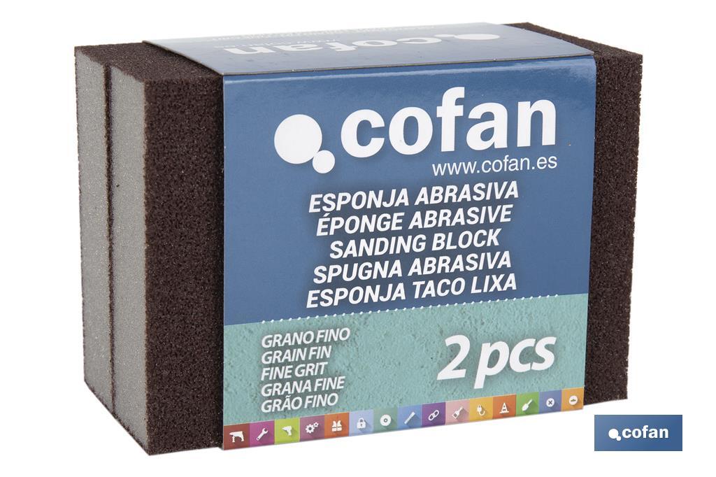 Sanding sponge "Fine Grain" - Cofan